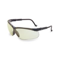 Honeywell S3209 Uvex By Sperian Genesis Safety Glasses With Black Frame And SCT-Low IR Polycarbonate Ultra-dura Anti-Scratch Har